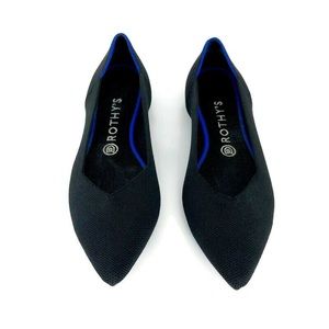 Rothy’s The Point Flats Black 9.5